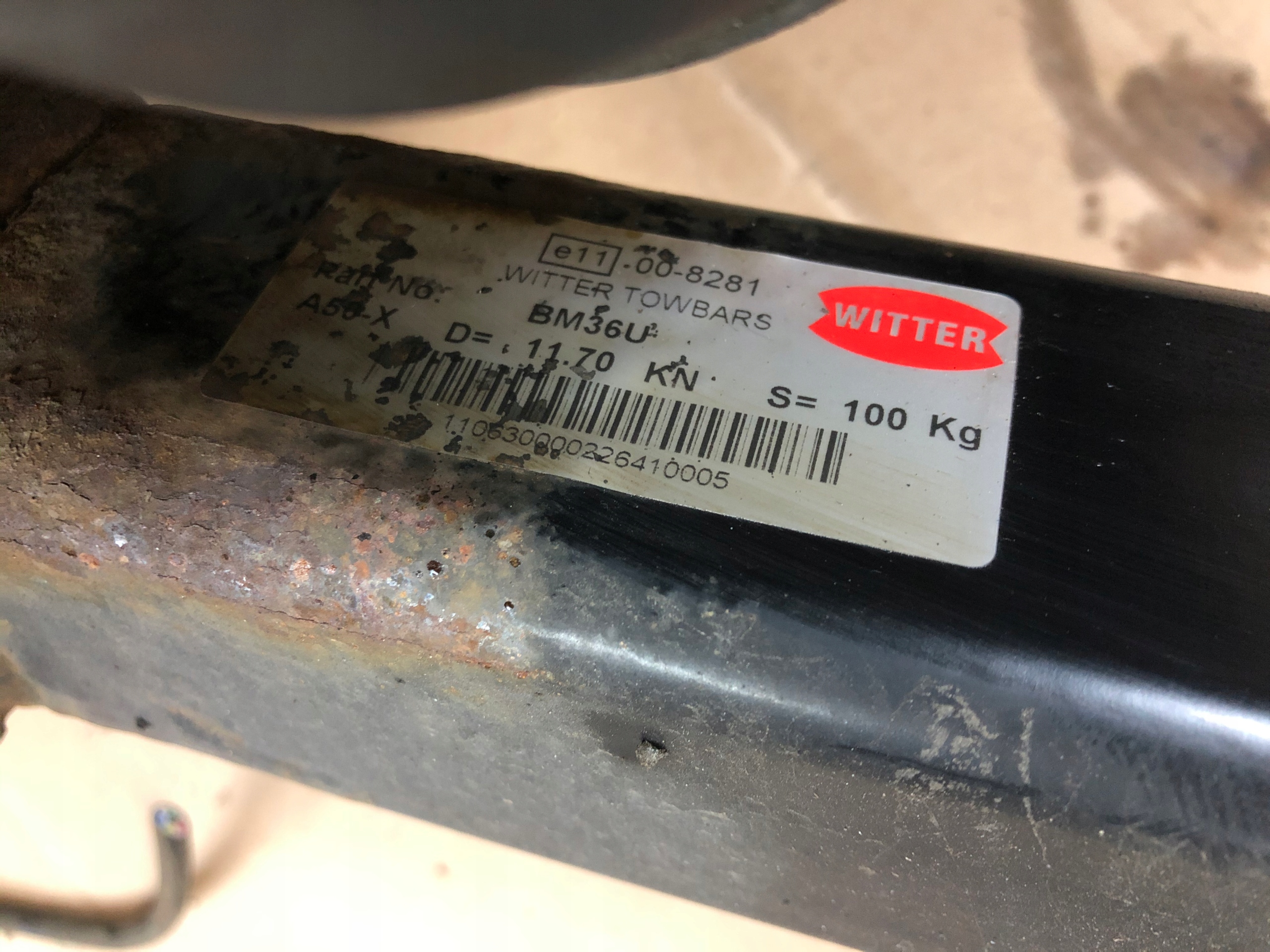 HAK BELKA BMW X3 F25 Producent inny