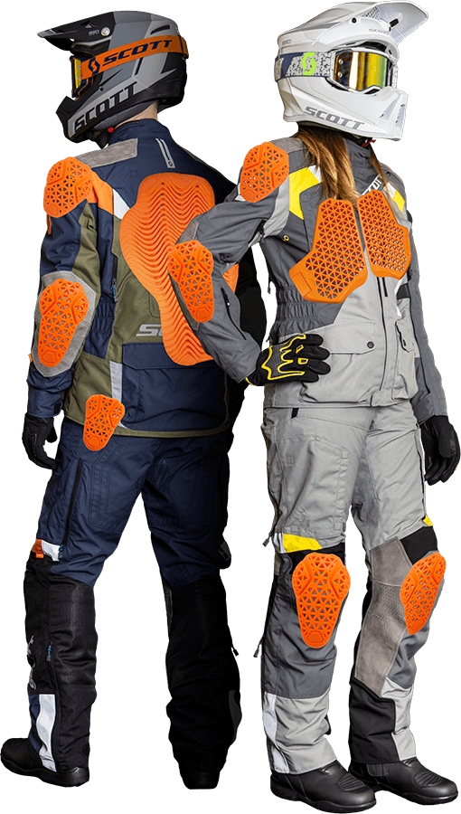 SCOTT Spodnie Motocyklowe DUALRAID DRYO Szare Żółte Damskie Rozmiar 36 / S Model Dualraid DRYO