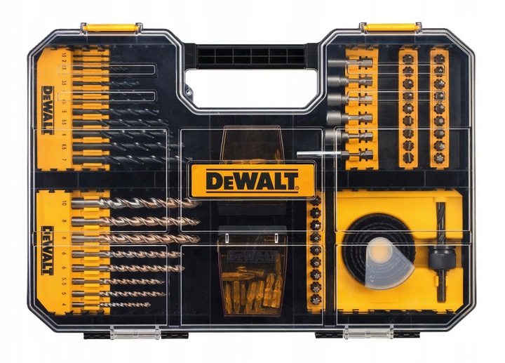 DEWALT Zestaw Uniwersalny 100 Elementów Wiertła Bity TSTAK Kompatybilny — miniatura 9