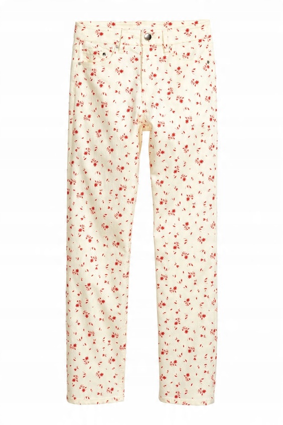 

H&m Elastyczne spodnie do kostki rozm.40, L