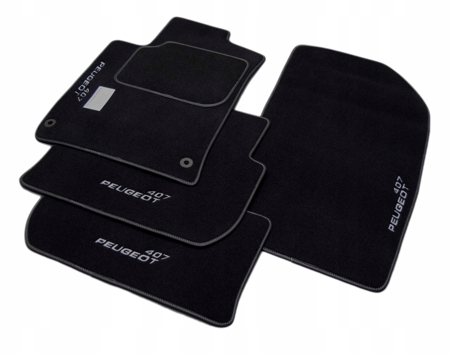 

Peugeot 407 04-11r. Dywaniki welurowe CL HAFTx4