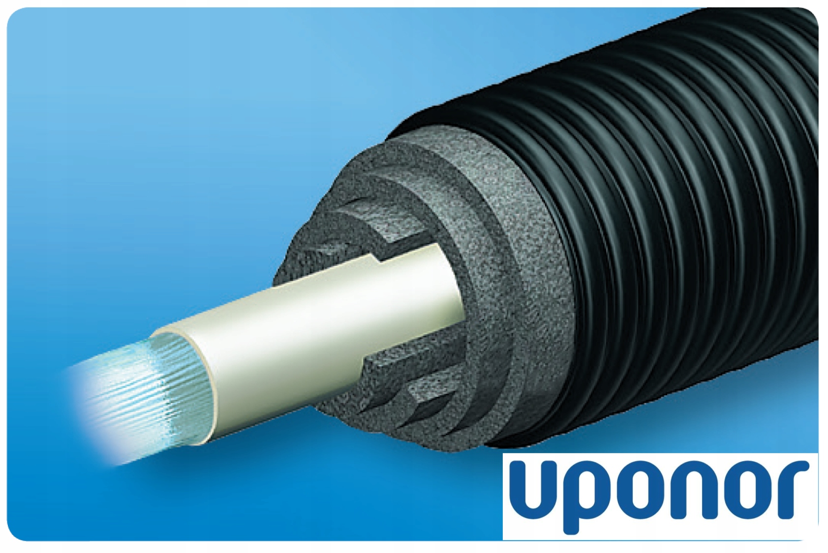Rura preizolowana pojedyncza Thermo 32 UPONOR Typ rura karbowana