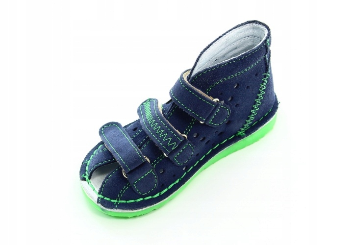 Danielki kapcie profilaktyczne TA105 r 24 jeans Z Długość wkładki wew. 16.3 cm