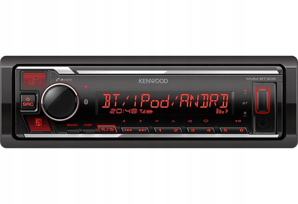 KENWOOD KMM-BT305 RADIO SAMOCHODOWE BLUETOOTH FLAC Model KMM-BT306