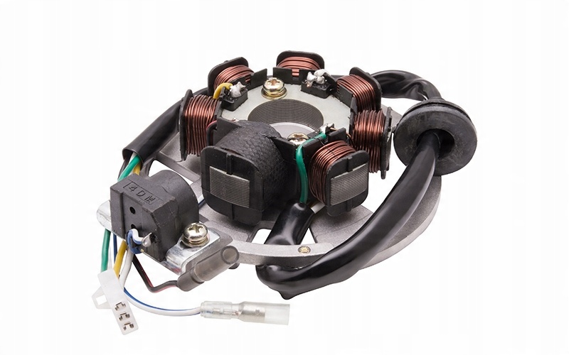 

Iskrownik Stator 2T 7 cewek 5 kabli Romet Zipp