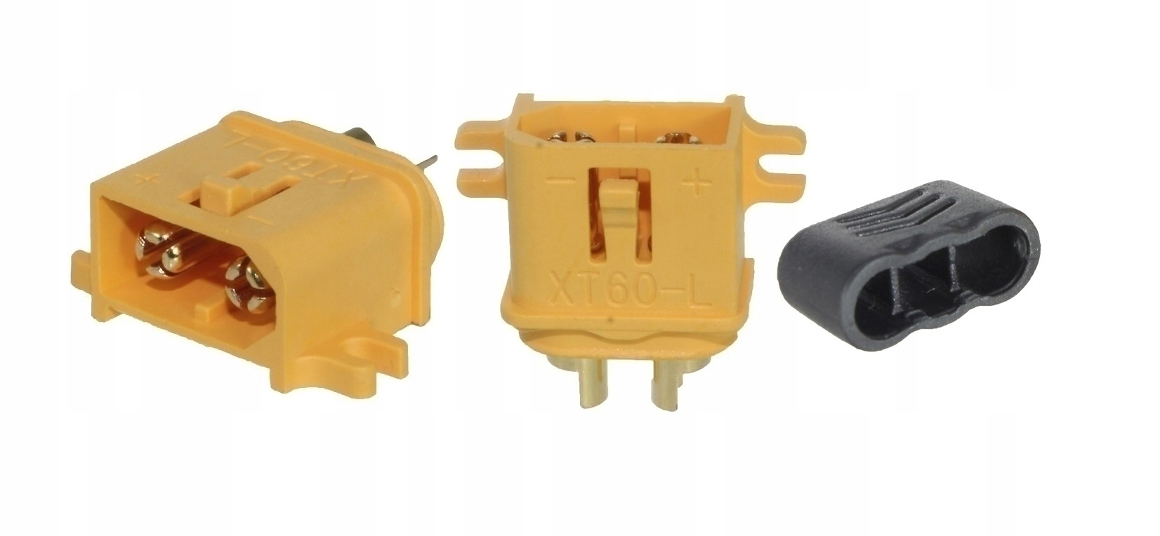 

Złącze Amass XT60L-M męskie z osłonkami 30/60A