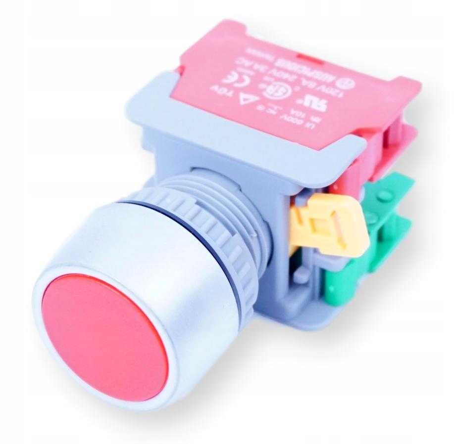 

Przycisk Sterowniczy Czerwony Chwilowy fi22mm IP65