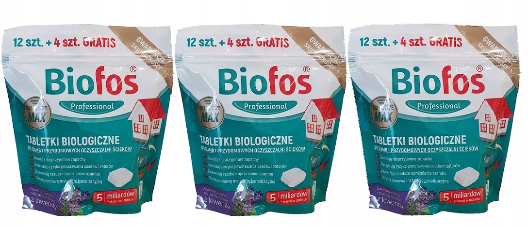 

Biofos Eko Tabletki Biologiczne Do Szamba 36 Szt