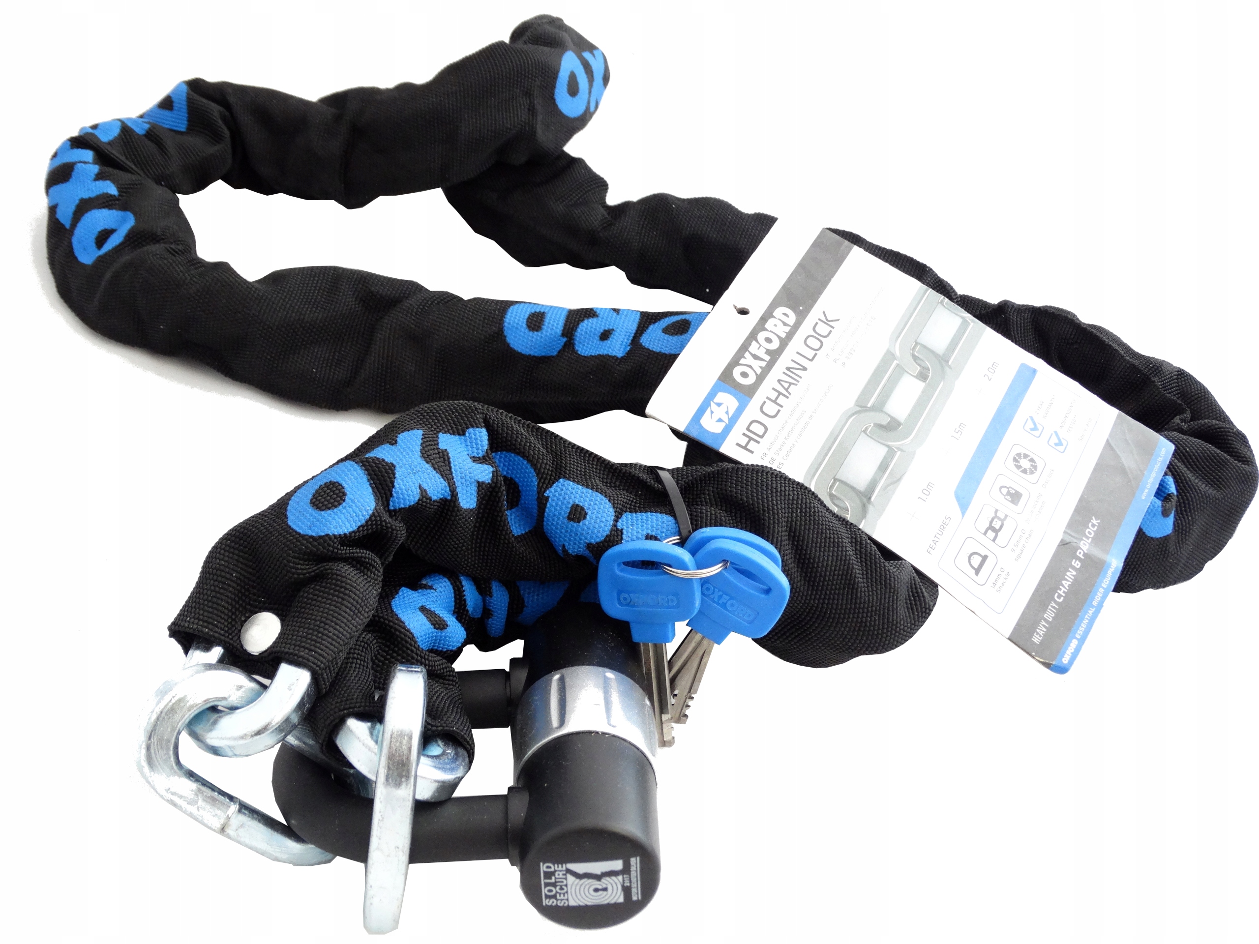 

Oxford Hd Chain OF160 Łańcuch Antykradzieżowy 2M