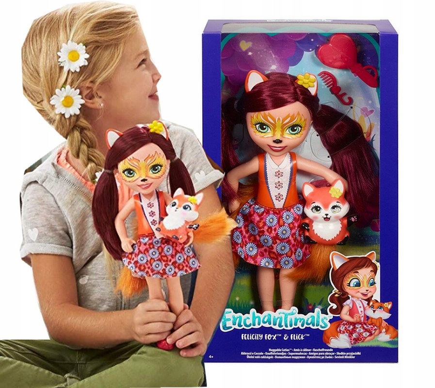 

Enchantimals Lalka + Zwierzątko FRH53 duża 31cm