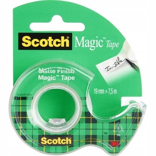 

Taśma biurowa Scotch Magic 810 z podajnikiem