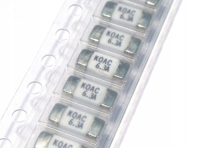

BSMD-6,3A bezpiecznik ceramiczny smd 6,3A 100sztuk