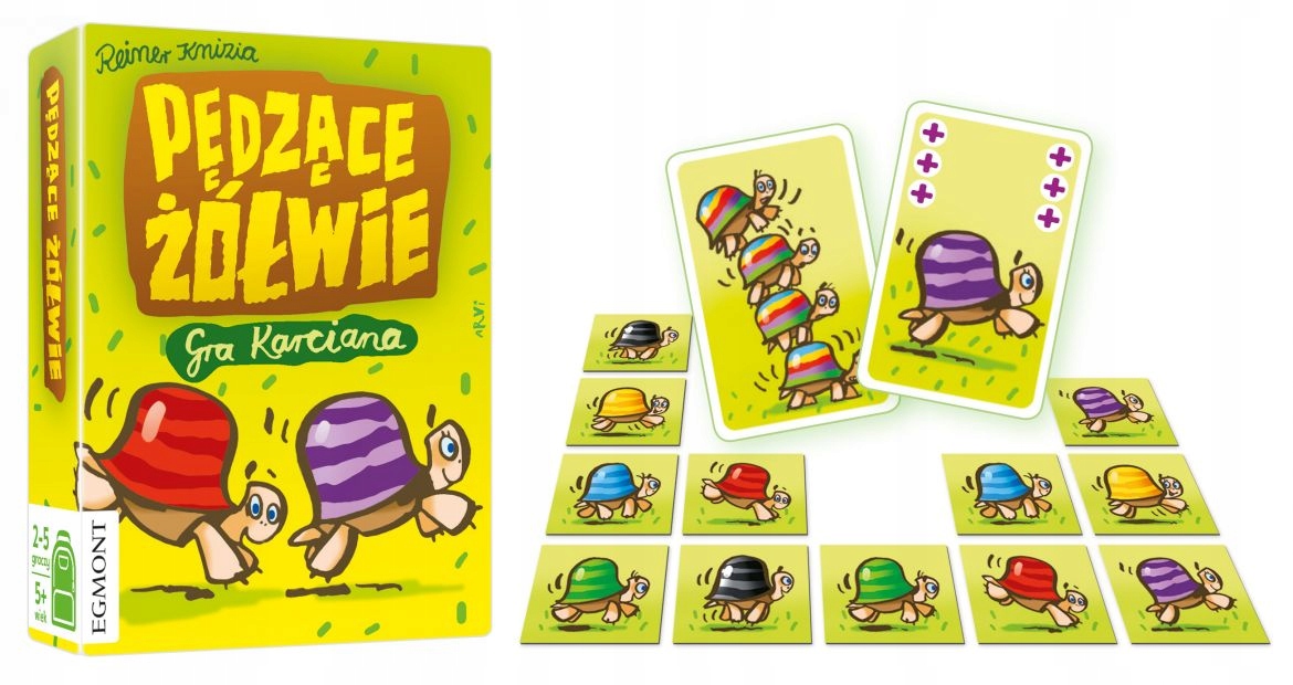 EGMONT Gra karciana PĘDZĄCE ŻÓŁWIE prezent NOWOŚĆ EAN (GTIN) 5908215010126