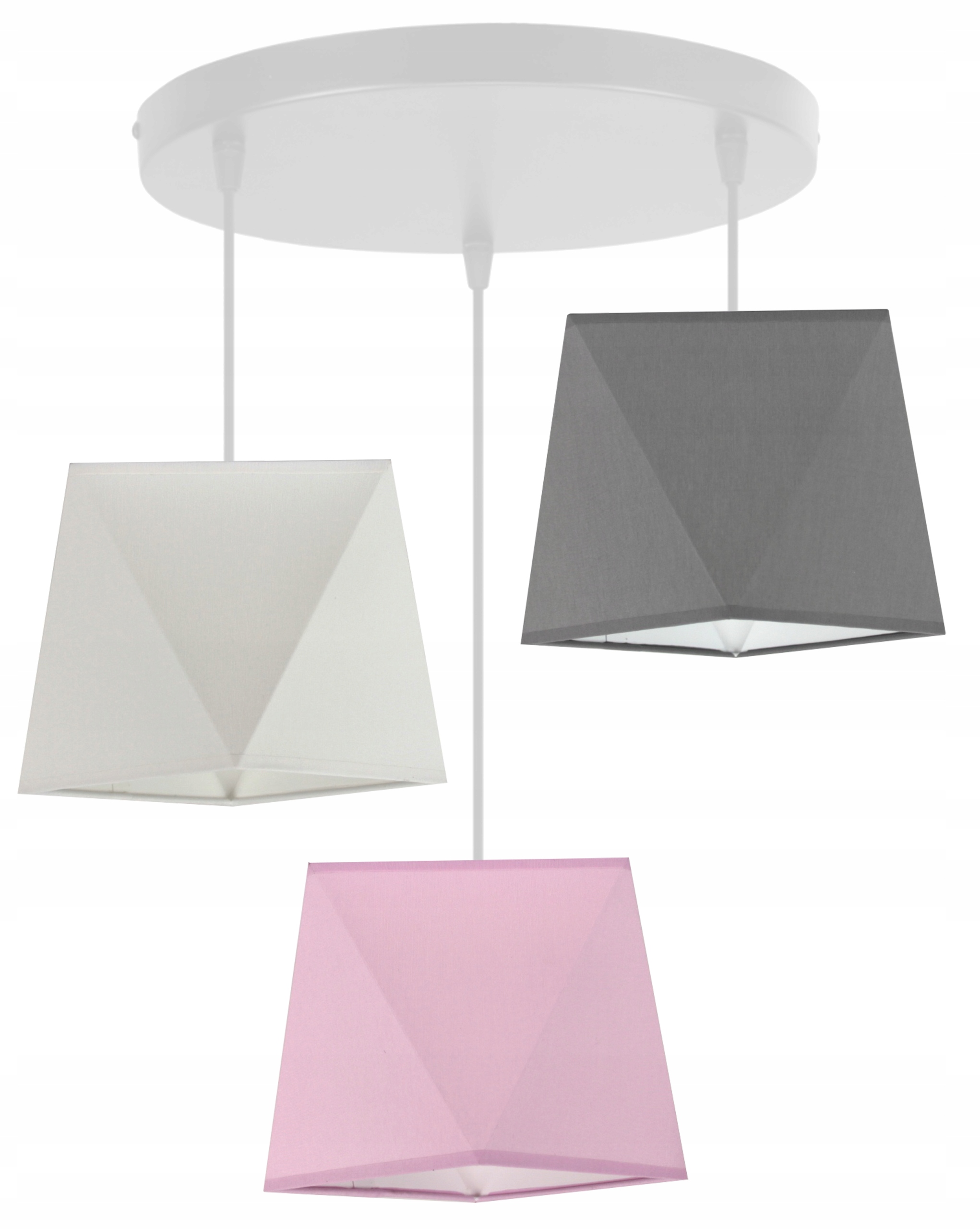 

Lampa Wisząca Sufitowa Żyrandol Plafon Diament Led