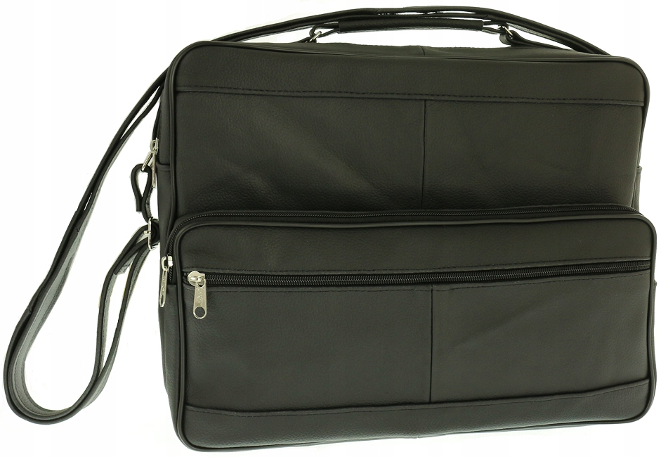 

Skórzana saszetka męska torba na ramię listonoszka