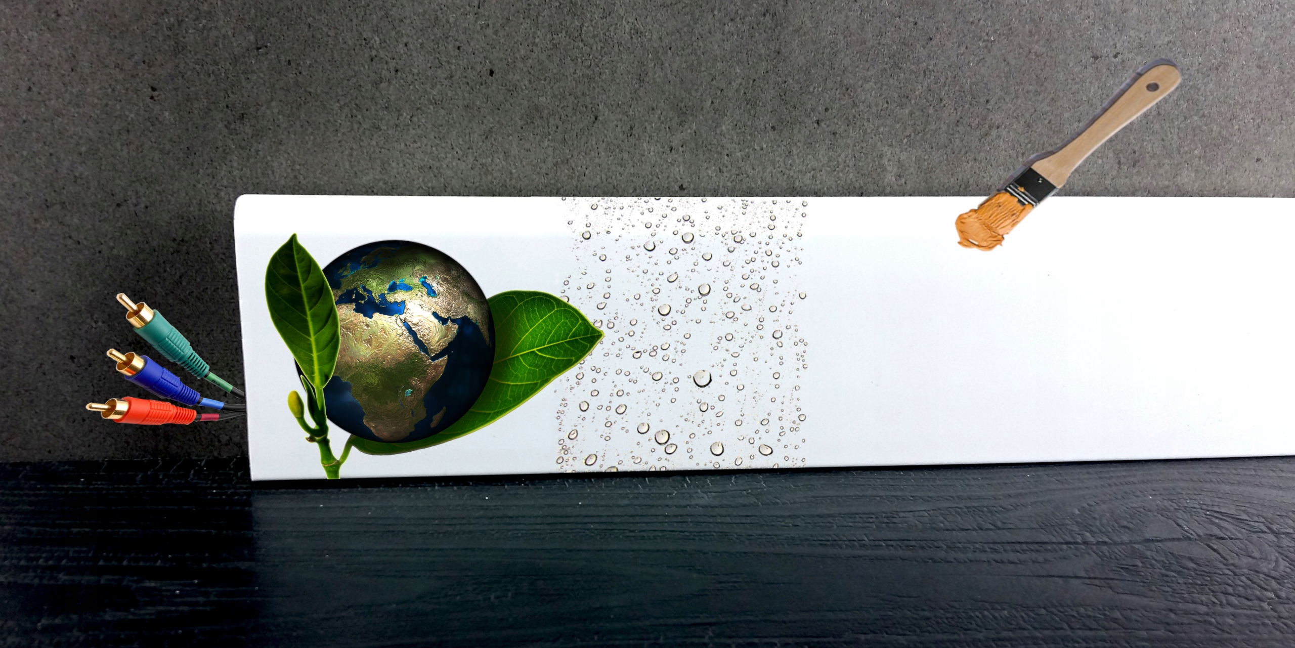 LISTWA PRZYPODŁOGOWA ŚCIENNA BIAŁA 0108 POLISTYREN Długość 240 cm