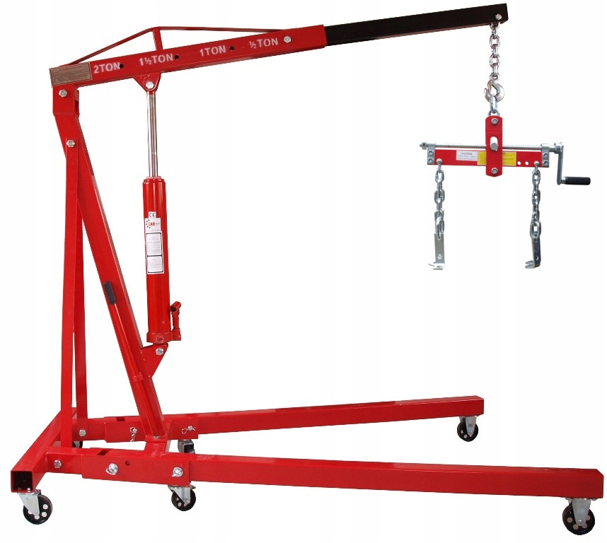 ŻURAW WARSZTATOWY 2T 2xPOMPA BALANSER DUŻY MASYWNY Kod producenta MT11201 + 24363