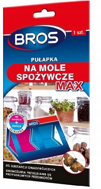 

Bros Pułapka Na Mole Spożywcze Max 1SZT