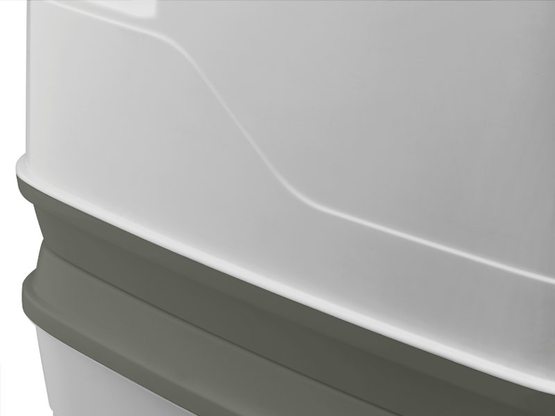 TOALETA TURYSTYCZNA QUBE XG 21L THETFORD + PŁYNY Wysokość 41.4 cm