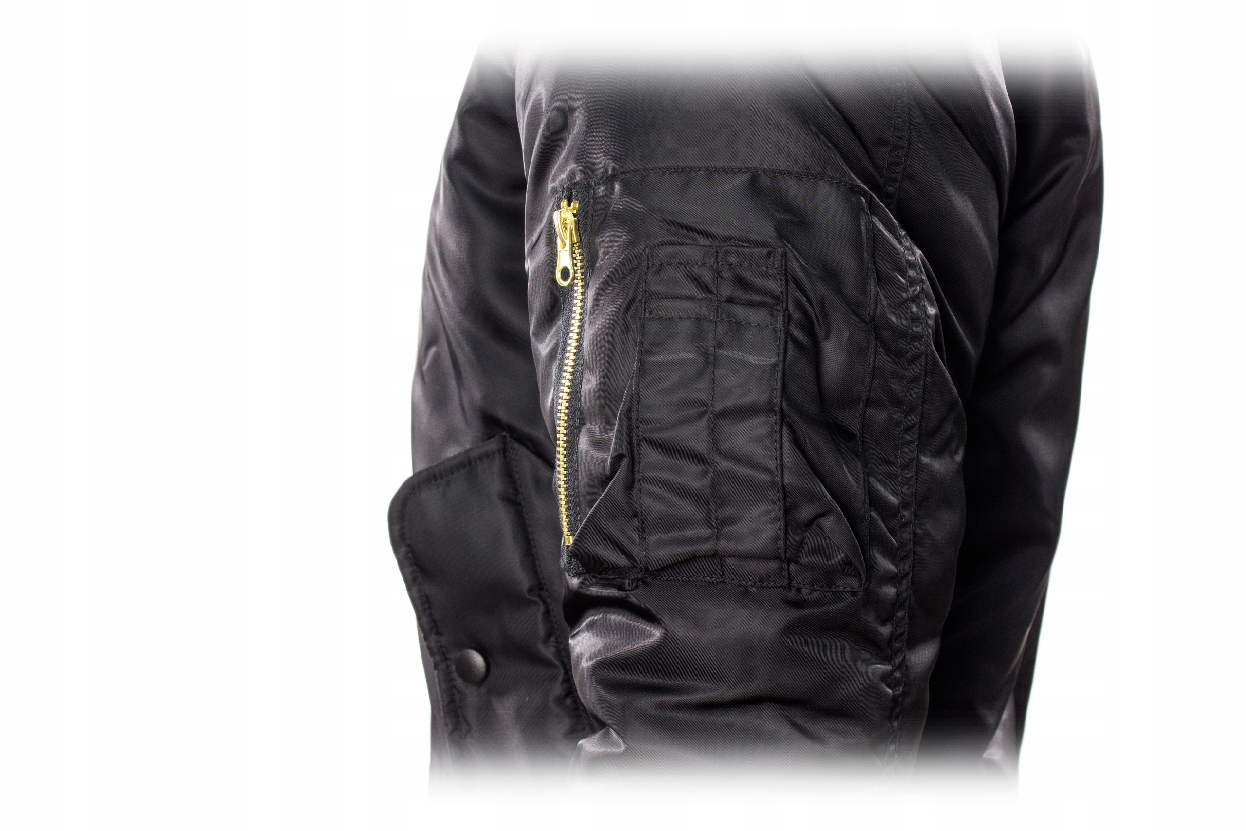 Kurtka Pilotka Flek Fleyers MA1 Texar Czarna r.5XL Rozmiar 5XL