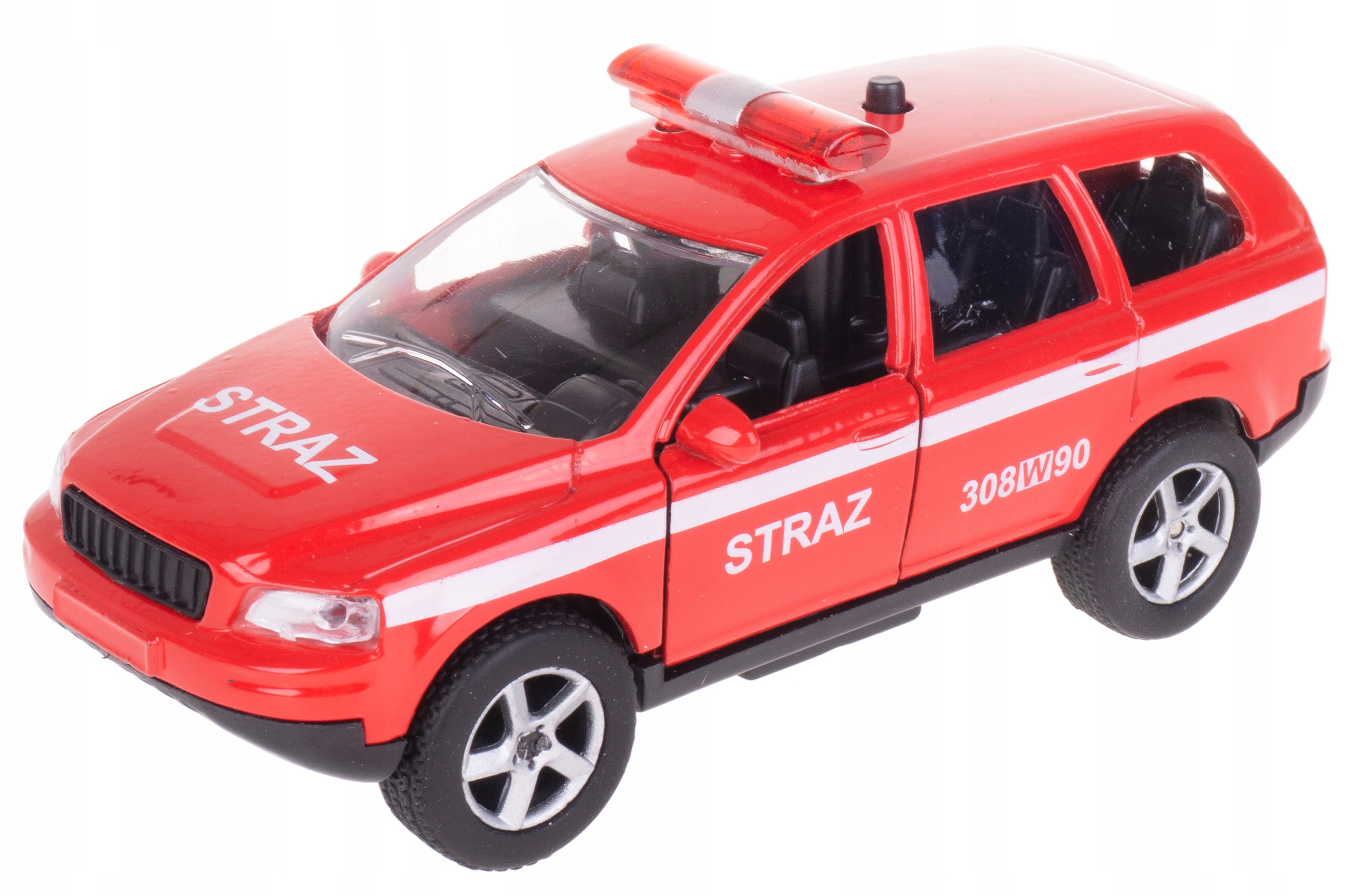 STRAŻ POŻARNA VOLVO METAL ŚWIATŁO LEKTOR PL Bohater Inny