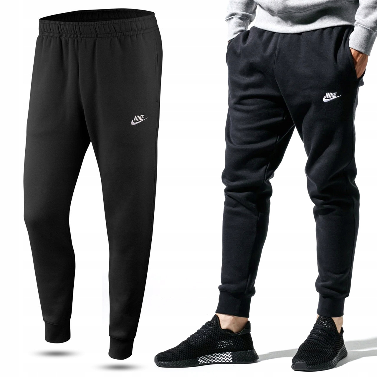 Nike pánské tepláky Sportswear Club Fleece černá velikost L