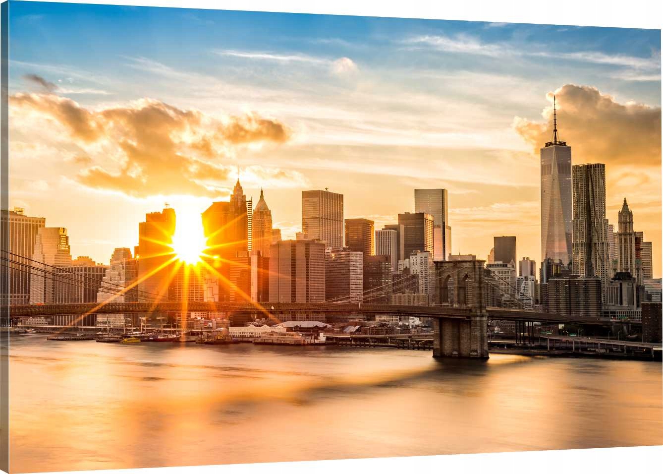 

Obraz Na Płótnie Nowy York Zachód Słońca 110x70