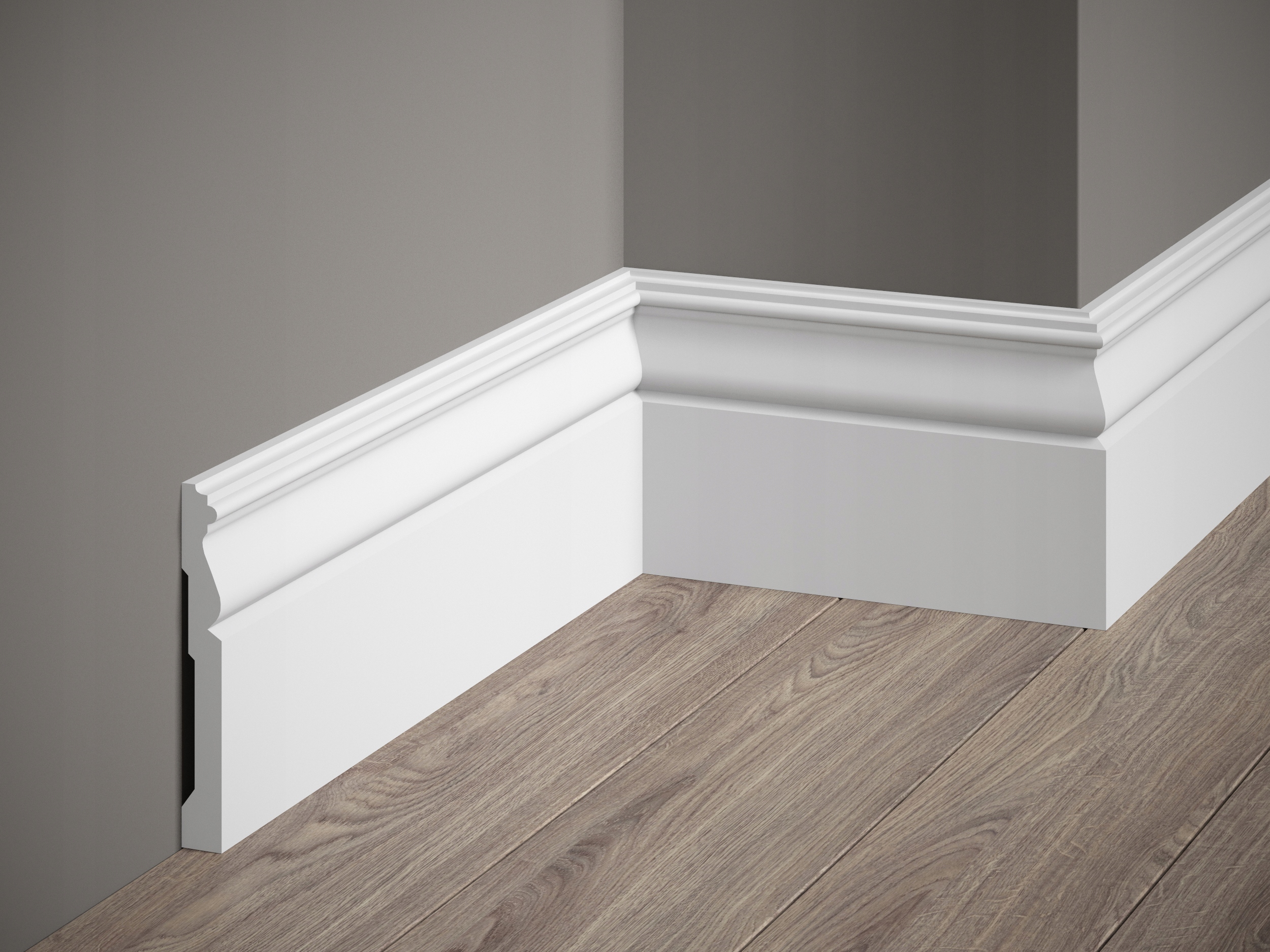 Fl1 плинтус Wallstyl NMC 80х12х2000 мм