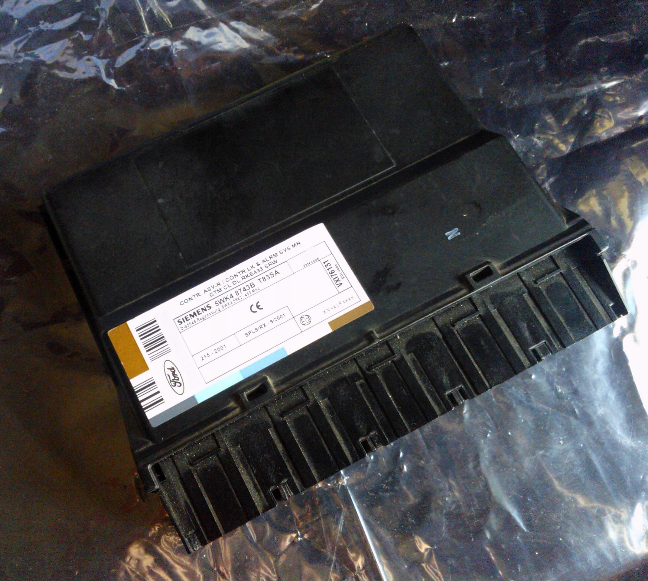 3S7T-15K600-SB - FORD MONDEO MK3 МОДУЛЬ КОМФОРТА GEM + ПРОГРАММИРОВАНИЕ