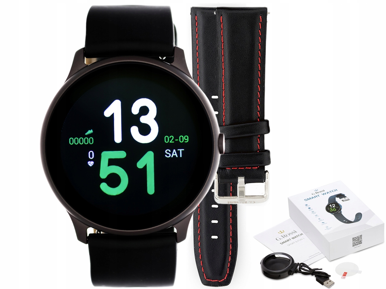 

Smartwatch Zegarek Męski Gino Rossi Sport Tel Sms