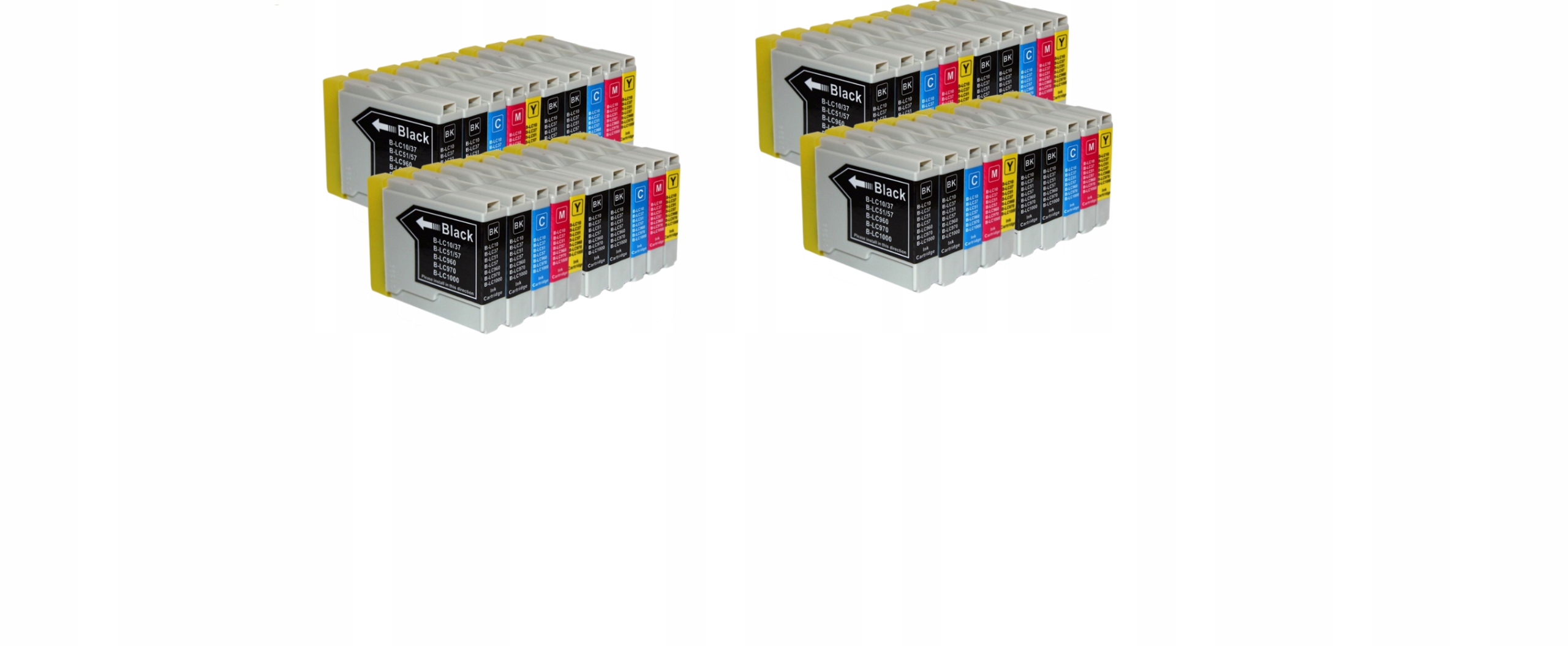

20x Tusze Do Brother LC1100 LC980 DCP-145C DCP-165