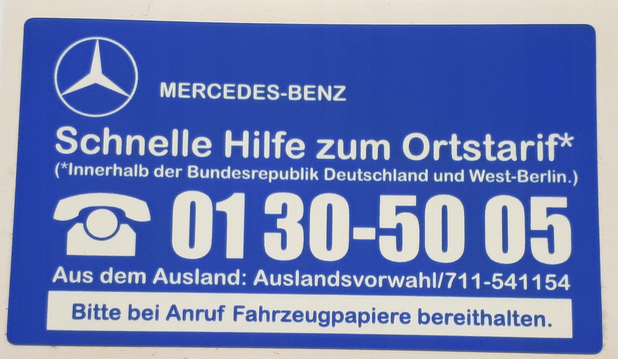 

Mercedes Benz naklejka na auto