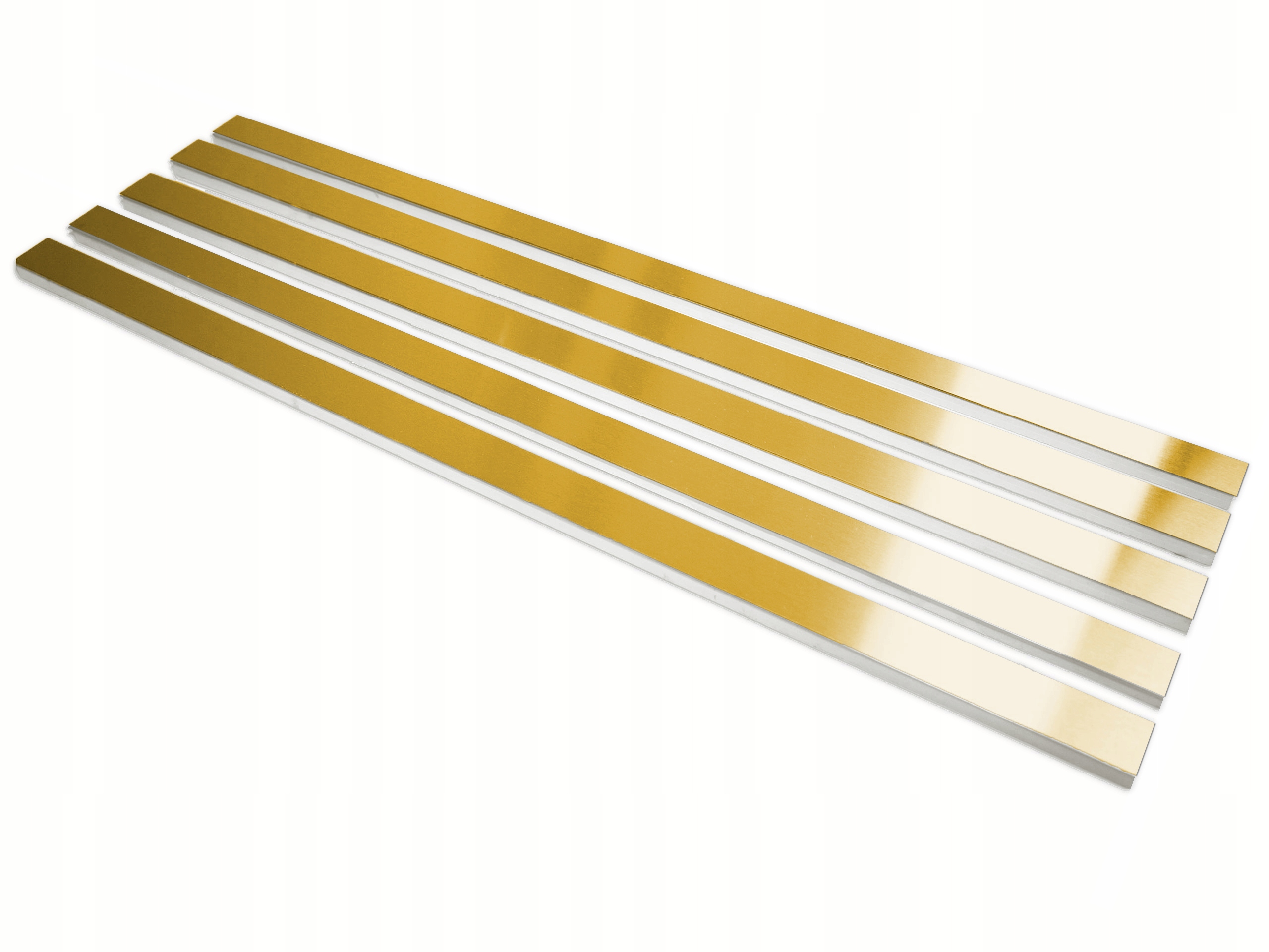 

Listwa Metalowa Steel Gold Złoty Mat 2,0 x 60 cm