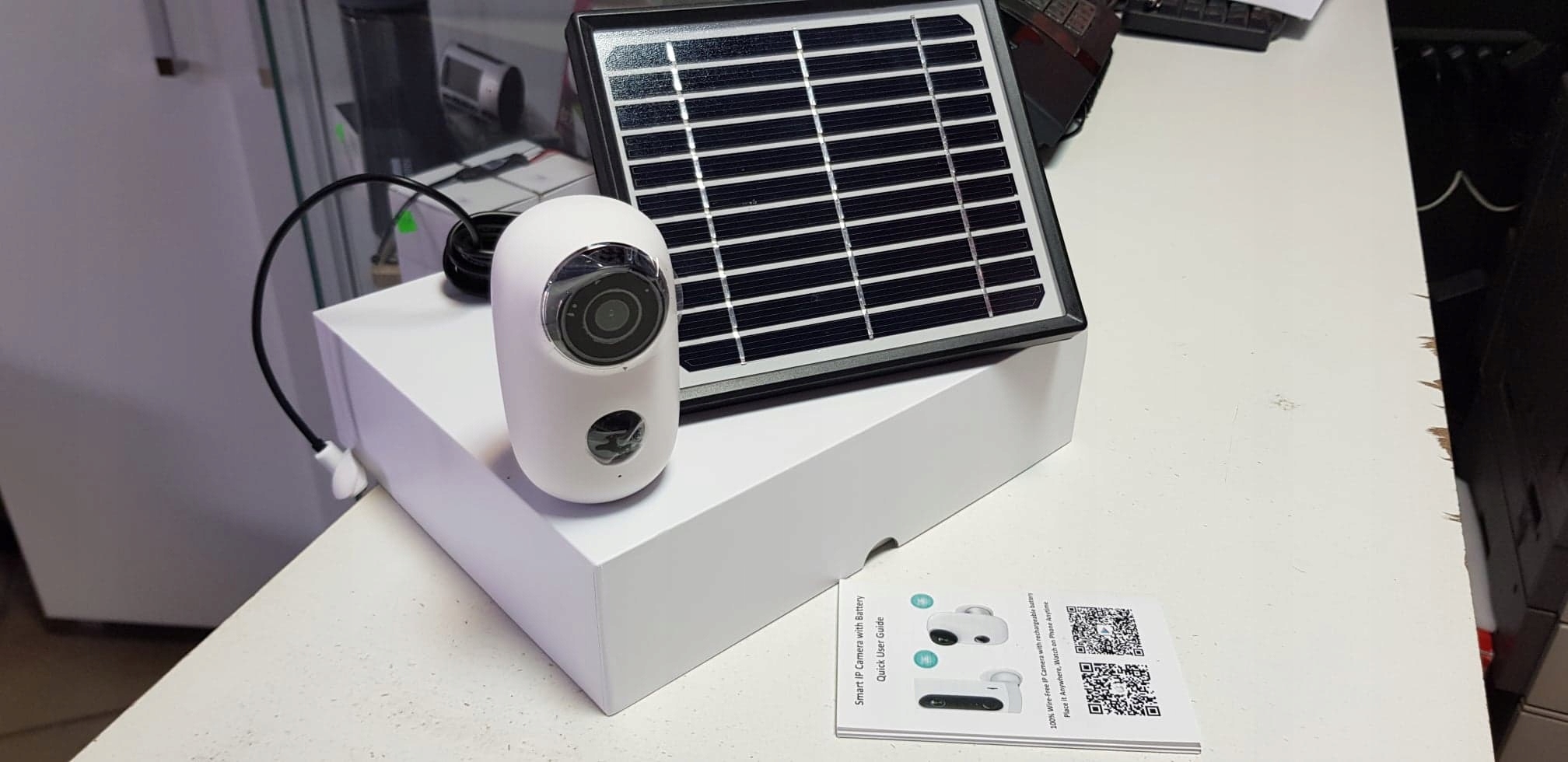 Kamera WIFI Bezprzewodowa NA BATERIE z Panel Solar Rozdzielczość 2 Mpx