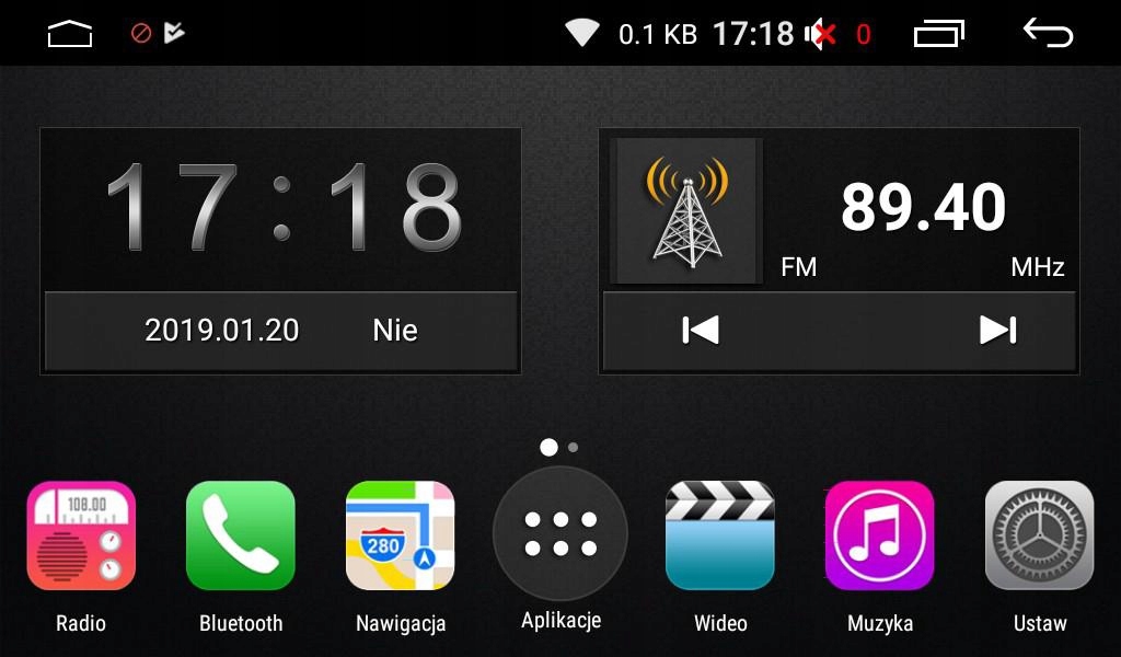 Nawigacja GMS 9975 JEEP RENEGATE ANDROID GPS 2din Radio informacja RDS pasmo AM pasmo FM
