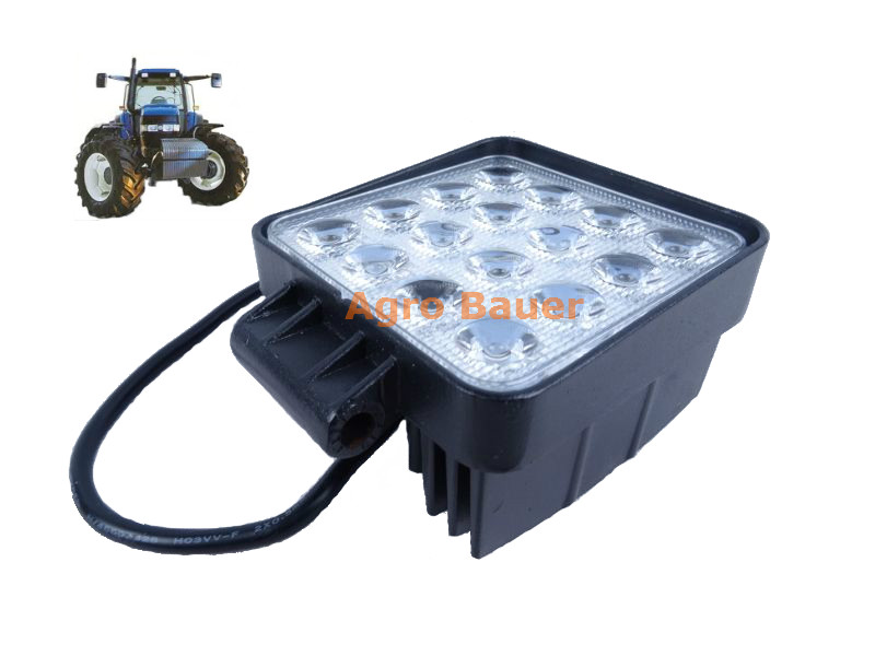 LAMPA ROBOCZA 16 LED LEDOWA HALOGEN SZPERACZ 48 W Źródło światła LED