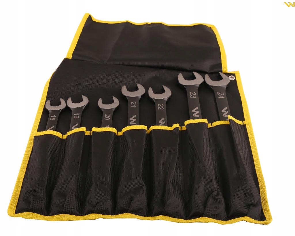 Sada plochých kľúčov s račňou 18-24