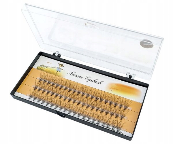 Rzęsy Nesura Eyelash Kępki Rzęs Jedwabne 12mm Marka Clavier
