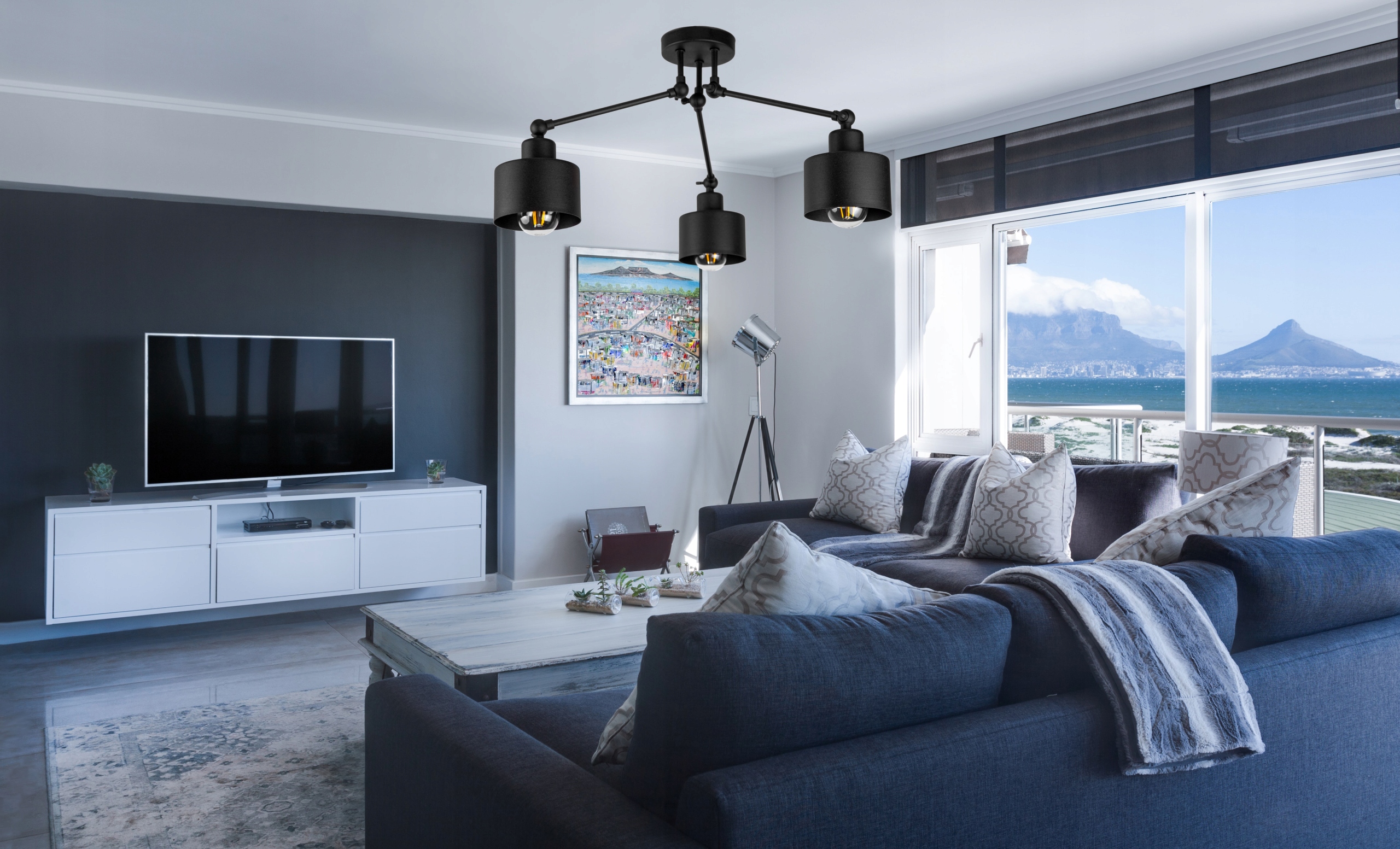 LAMPA SUFITOWA PLAFON ŻYRANDOL LOFT EDISON LED EAN (GTIN) 5905475375491