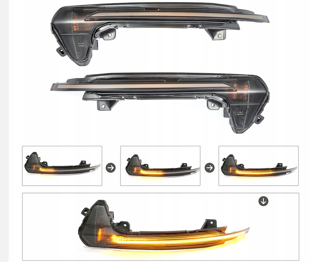 Kierunkowskazy w lusterkach Dynamiczne Audi A6 C7