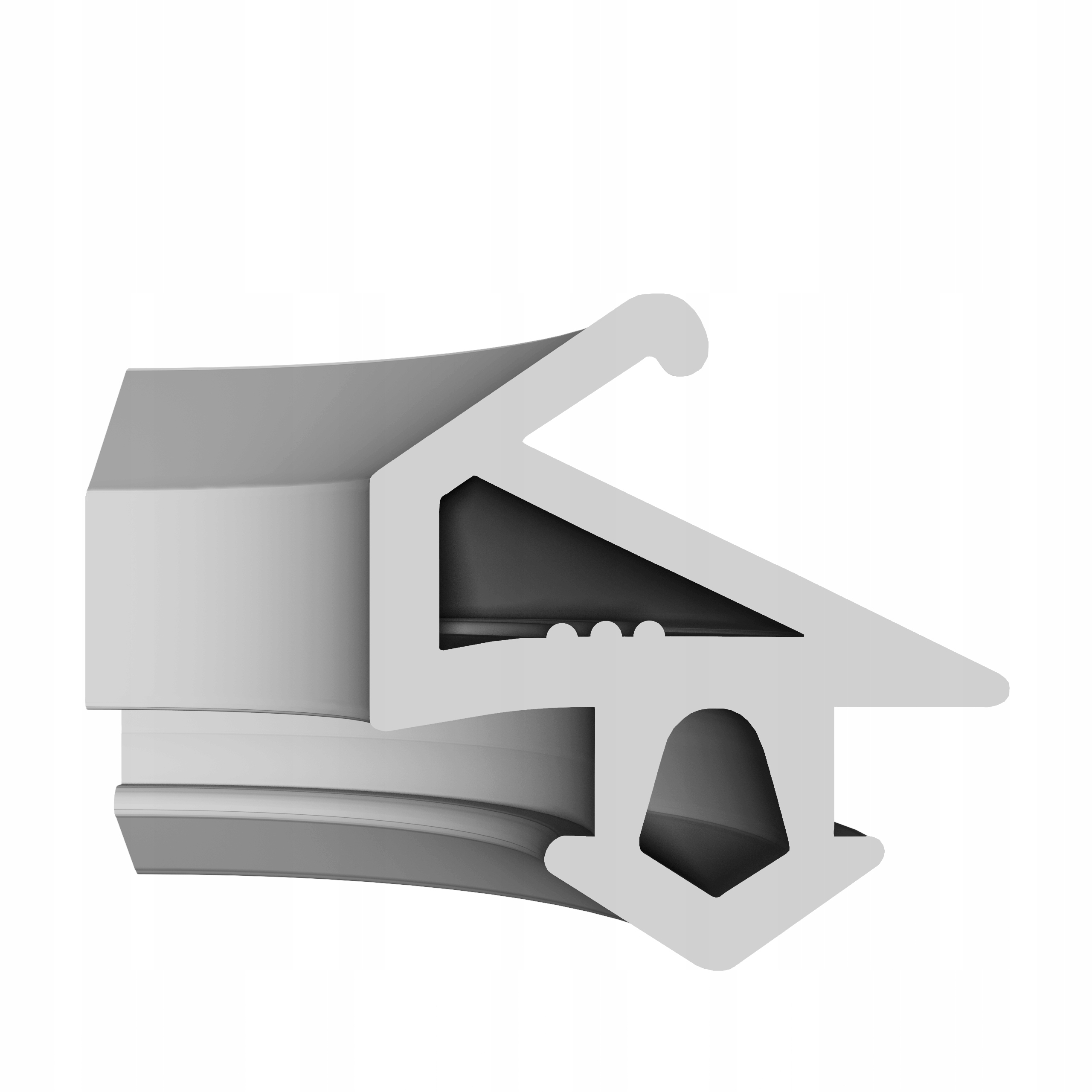 Uszczelki Do Okna Okien Okienne PLUSTEC KT5A SZARE