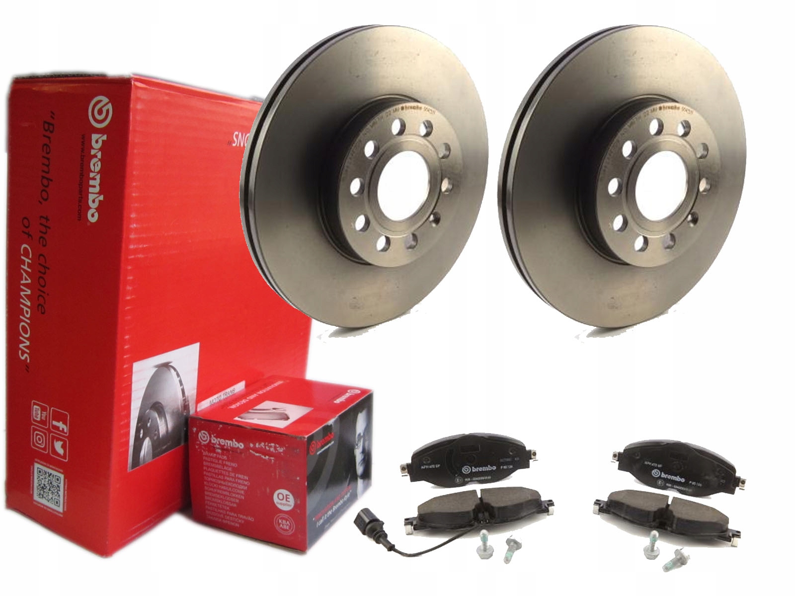 

Tarcze Klocki Brembo Przód Audi A3 8V 288MM