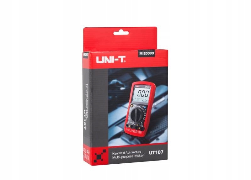 UNI T UT107 Miernik uniwersalny samochodowy Producent code ut107