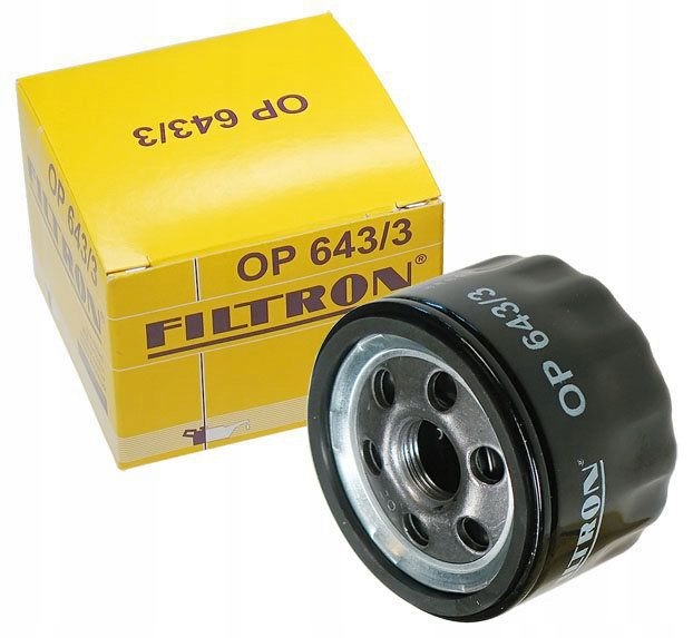 FILTRON FILTR OLEJU do RENAULT PEUGEOT OPEL NISSAN OP 643/3 za 14,64 zł ...