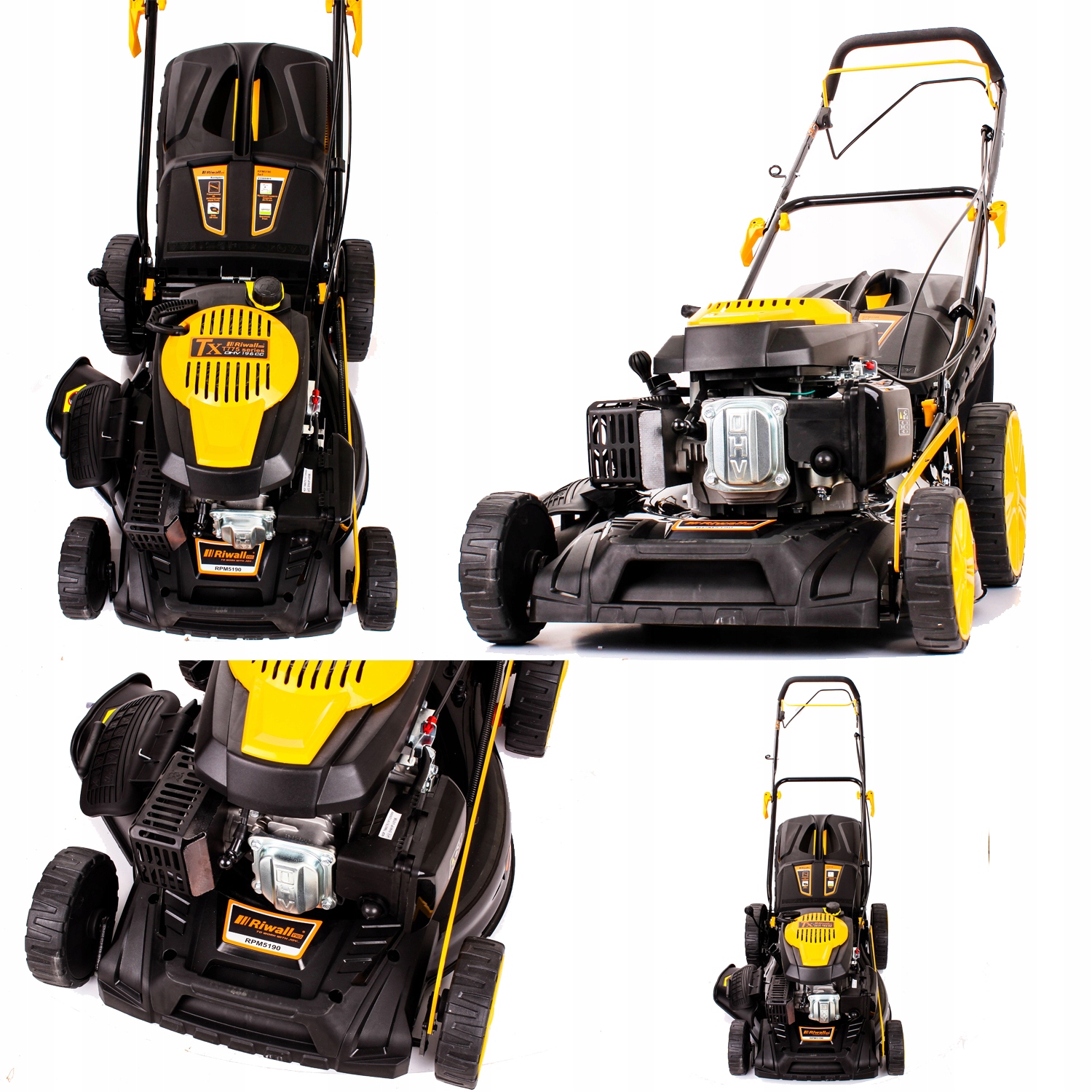 KOSIARKA SPALINOWA RIWALL 51CM 9w1 Z NAPĘDEM 5190 MOCNA Z 2 NOŻAMI + OLEJ Kod producenta 56978421