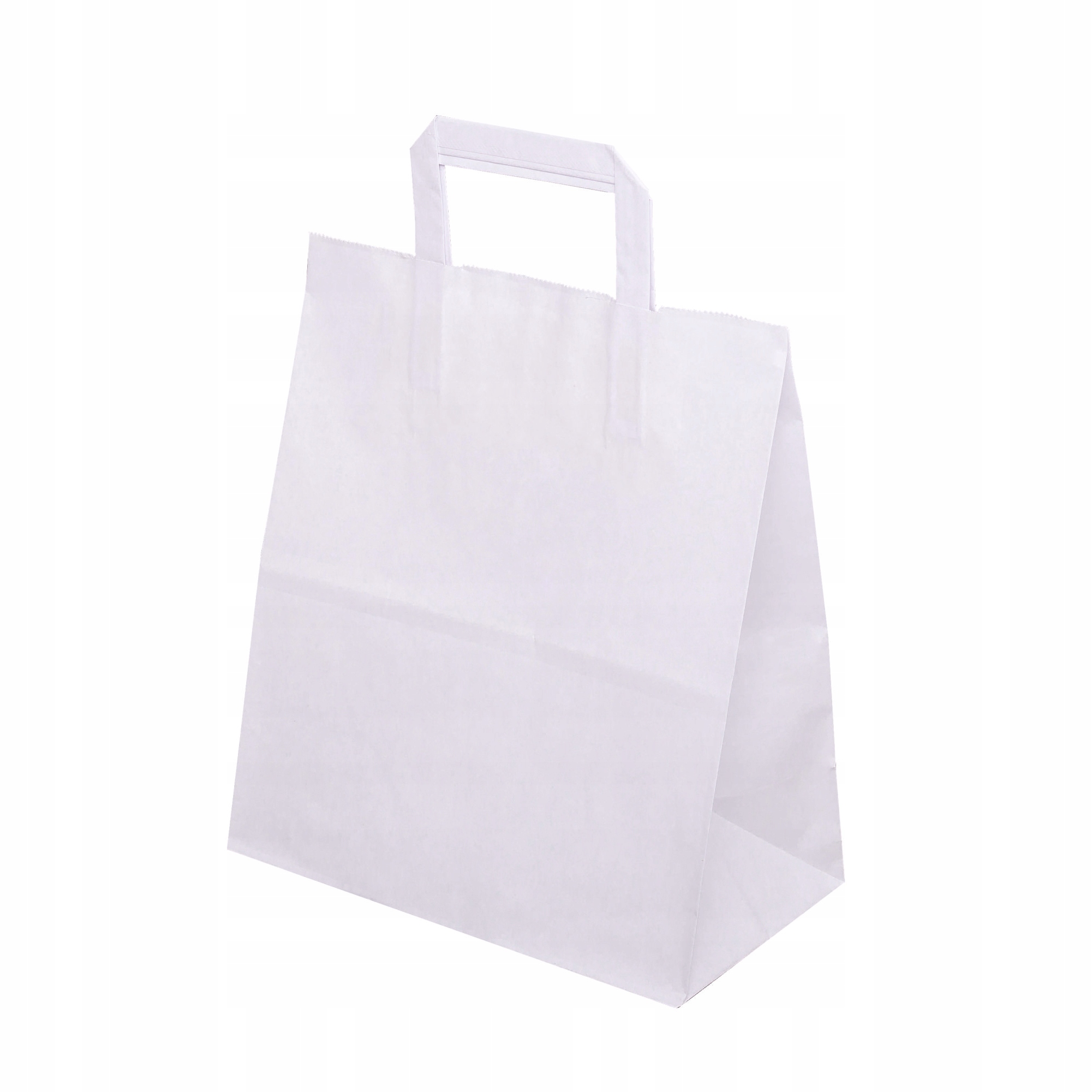 

Torby Papierowe 26/14/30 Białe 100szt 260x140x300