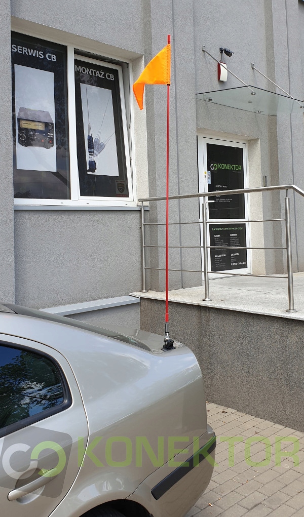 FLAGA BEZPIECZEŃSTWA 160cm SAFETY FLAG FIRESTIK Kod producenta SR5-RED