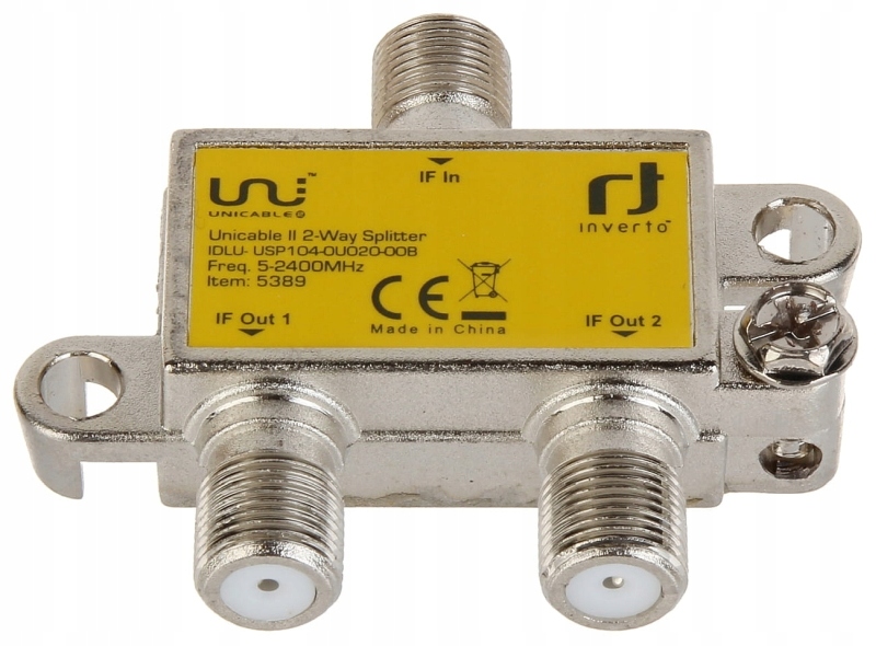 

Rozgałęźnik 1/2 Inverto Konwertera Unicable Tv Sat