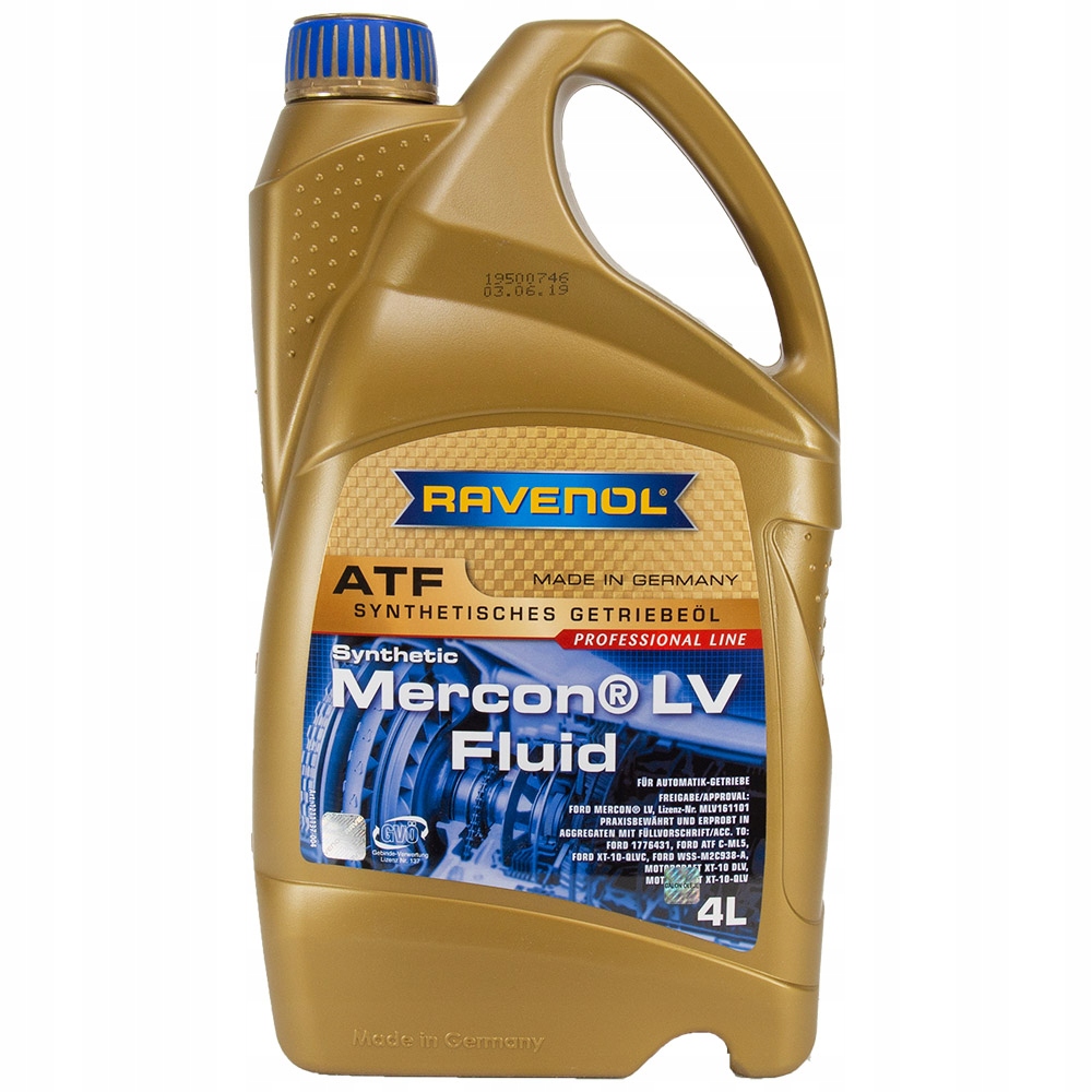 

Ravenol Atf Mercon LV 4L Olej przekładniowy