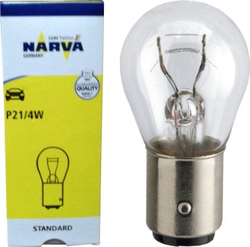 Ampoule LED P21/5W X2 ROUGE NARVA NARVA - Feu stop additionnel